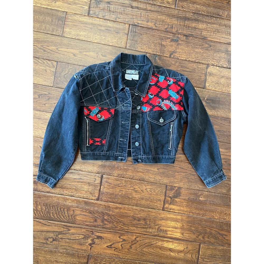 Vintage Unionbay Western Coastal Cowgirl Denim Jacket - Picture 2 of 11
